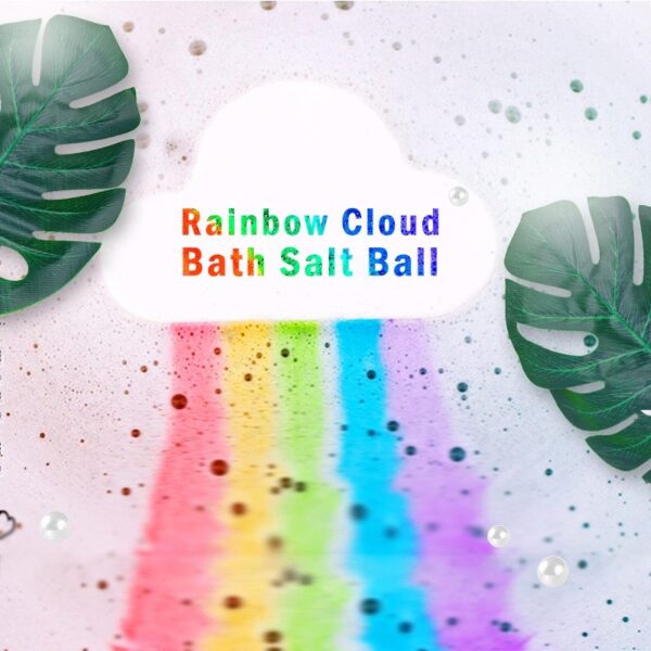 Rainbow Salt Bath Bomb – Bubble & Skin Care - Image 7