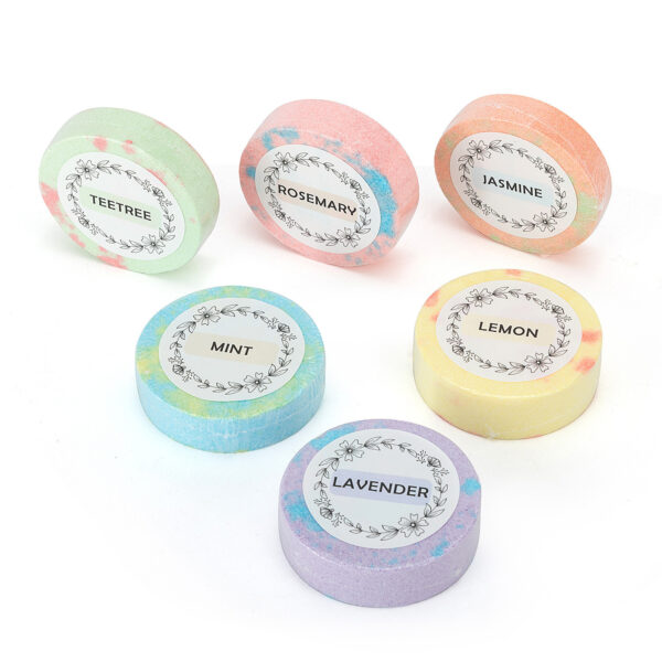 Mini Relaxation Shower Bombs – 6pc Spa Melts Set - Image 3