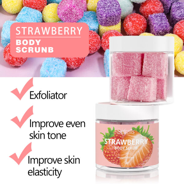 Sefralls Strawberry Sugar Body Scrub - Exfoliating & Hydrating - Image 6