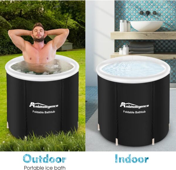 Portable Recovery Ice Tub – Cold Water Therapy for Fitness - Image 2