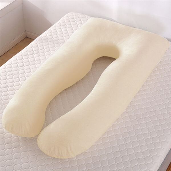 U-Shape Maternity Pillow – Ice Silk Summer Sleeping Support - Image 10