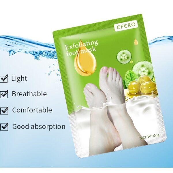 Exfoliating Pedicure Socks – Heel Whitening & Crack Repair - Image 10