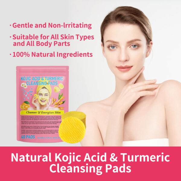 Turmeric Kojic Acid Face Pads – Easy Brightening Solution