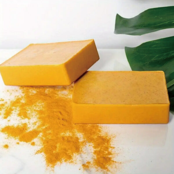 Turmeric And Citric Acid Handmade Cold Soap - Image 3