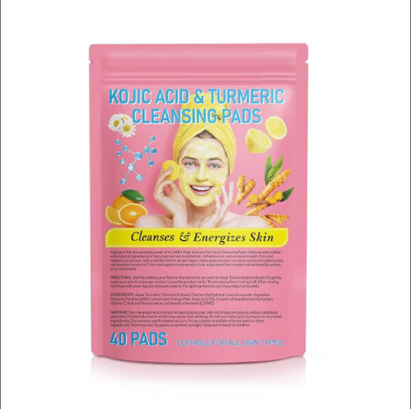 Turmeric Kojic Acid Face Pads – Easy Brightening Solution - Image 8