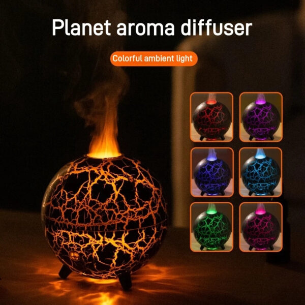 Planet-Themed USB Humidifier & LED Diffuser for Essential Oils